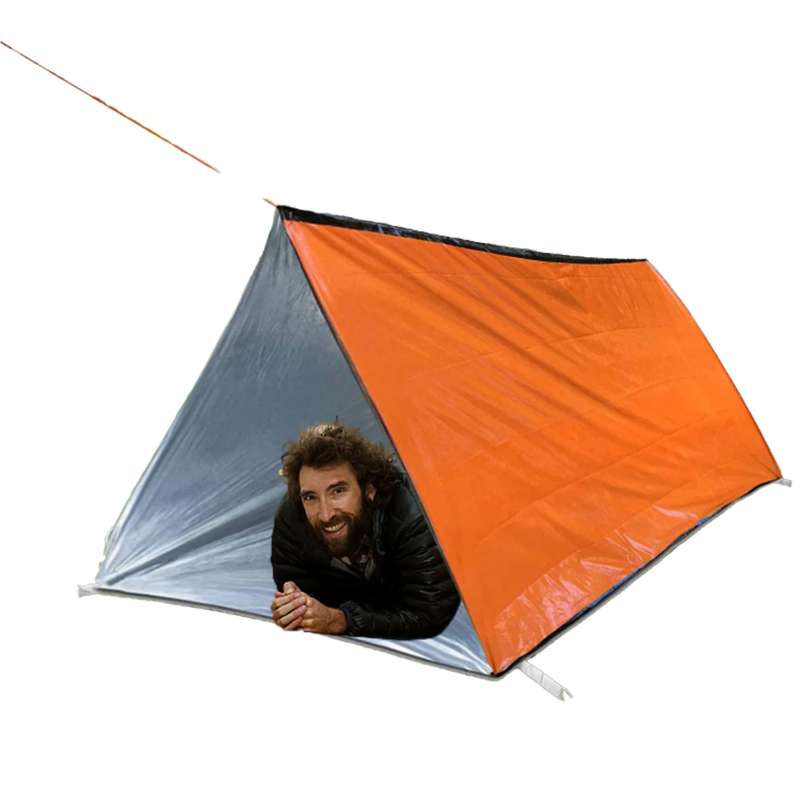 Outdoor Life Tent Emergency Survival Tent Ultralight Survival Shelter Lightweight Mylar Reflective Material Emergency Tent