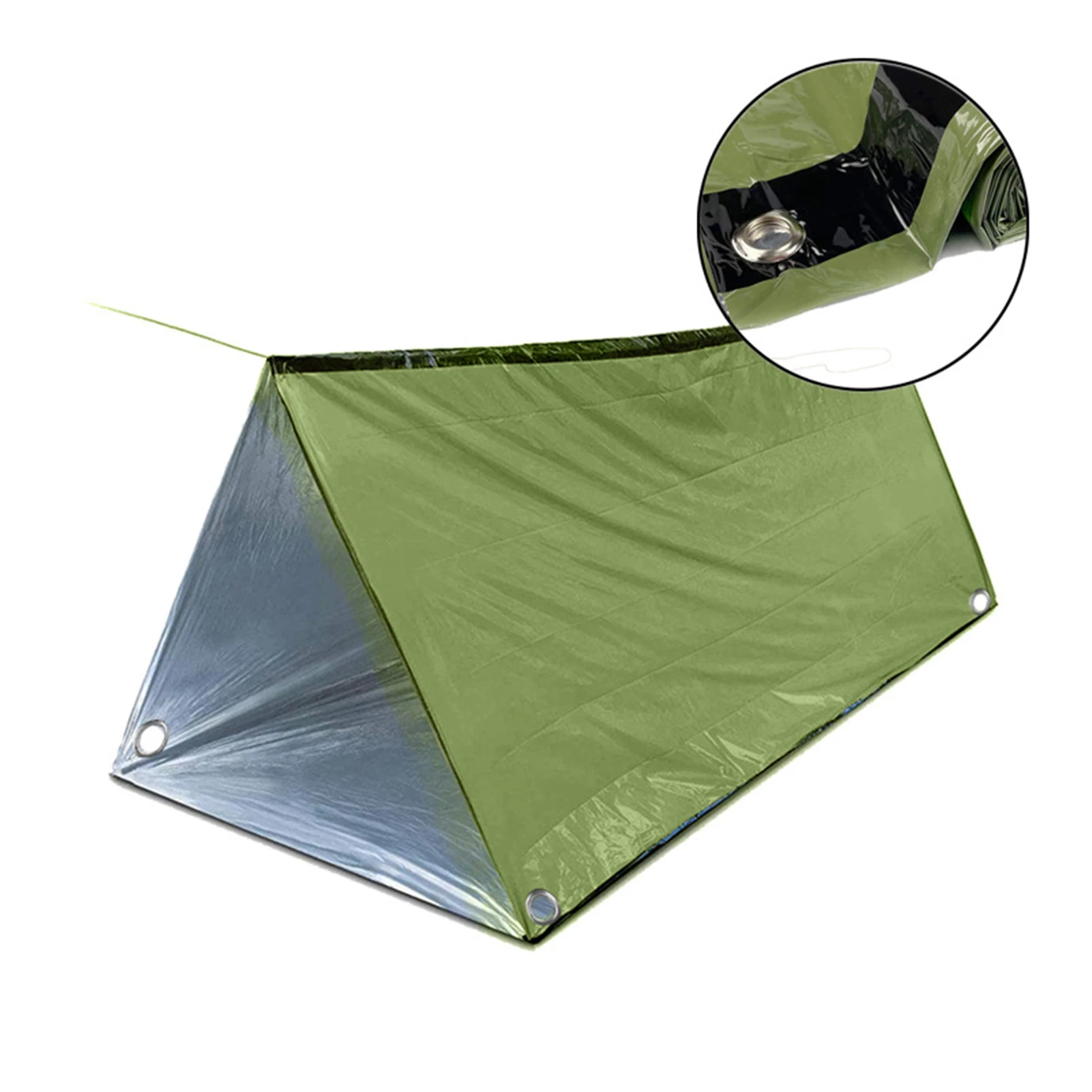 Outdoor Life Tent Emergency Survival Tent Ultralight Survival Shelter Lightweight Mylar Reflective Material Emergency Tent