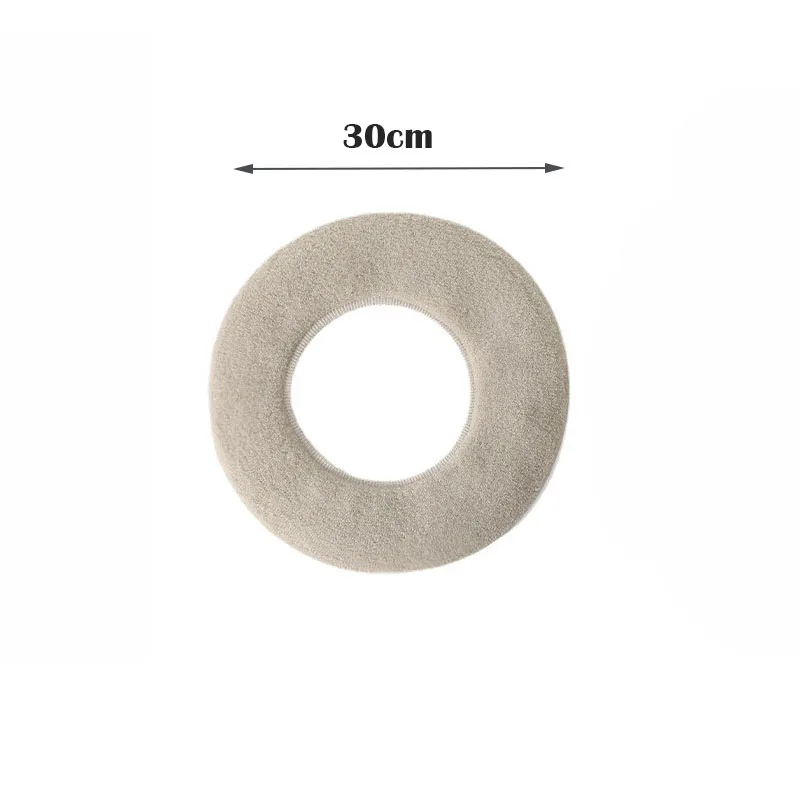 Bathroom Toilet Seat Closestool Washable Soft Winter Warmer Mat Pad Cushion O-shape Toilet seat Bidet Covers