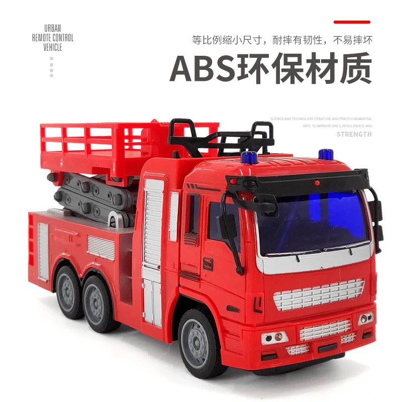 2.4GHZ Rc Cars Dump Truck Vehicle For Children Boys Xmas Birthday Gifts Simulation City Transporter Engineering Model Beach Toys