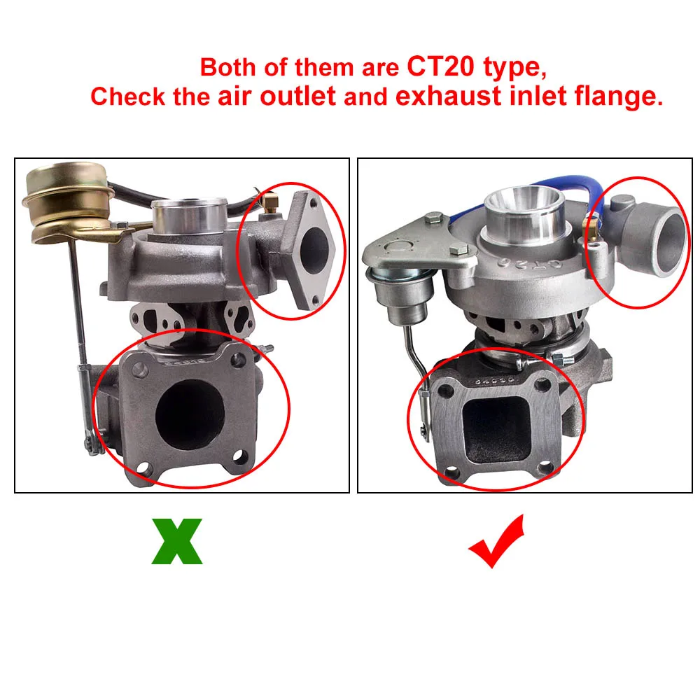 CT20 Turbo for Toyota Landcruiser HIACE 2.4L 1720154060 Turbocharger 1995-1998 17201-54061,1720154061