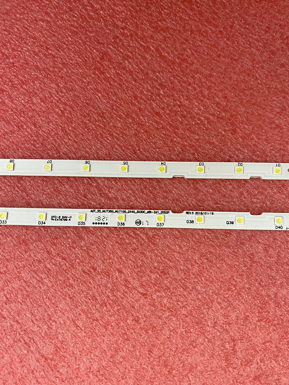 LED Strip For Samsung UE55NU7379 UE55NU7305 UE55NU7175U UE55NU7172U UE55NU7092U UE55NU7305K UE55NU7375U UE55NU7372U