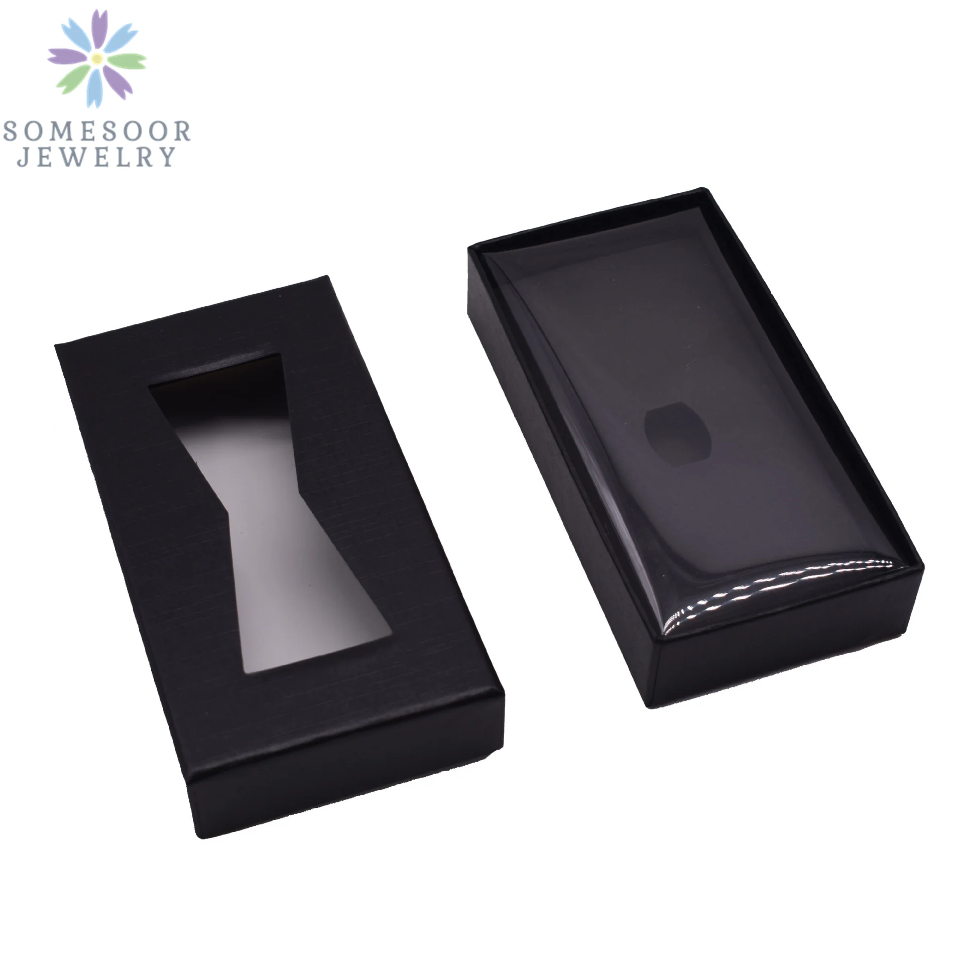 SOMESOOR Fashion Bowtie Gift Box Fit Wedding Suits Necktie Shirt Bowknots Storage Boxes Organizer Case For Men Women