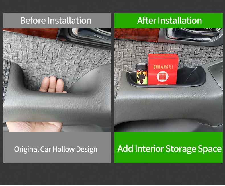 For Toyota Land Cruiser Prado 120 LC120 Lexus GX470 470 2003-2009 Car Door Tray Mat Dust-Proof Shockproof Interior Accessories
