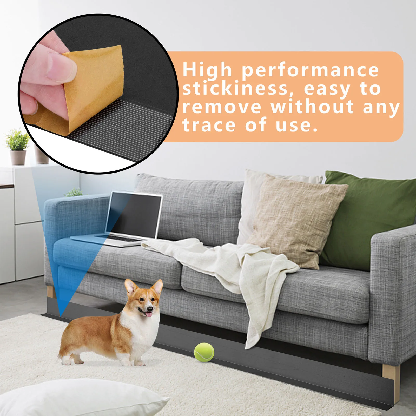 Toy Blockers For Furniture Under Couch Blocker Adjustable Bumper Stop Things From Going Under Sofa Furniture Bed For Pets Kids