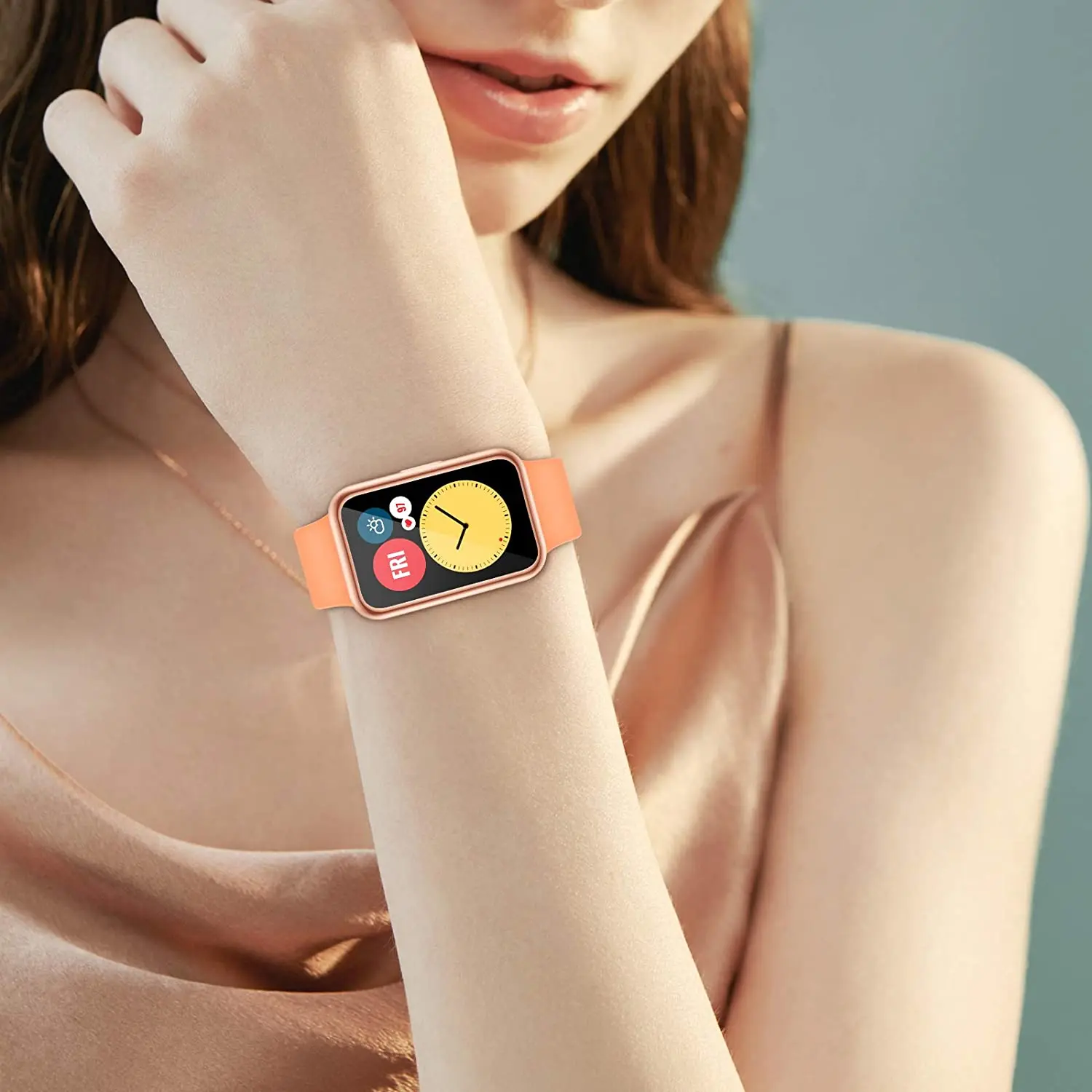 Plated Cover For Huawei Watch fit Case Smartwatch TPU Bumper All-Around Screen Protector Huawei Watch fit new 2021 Case