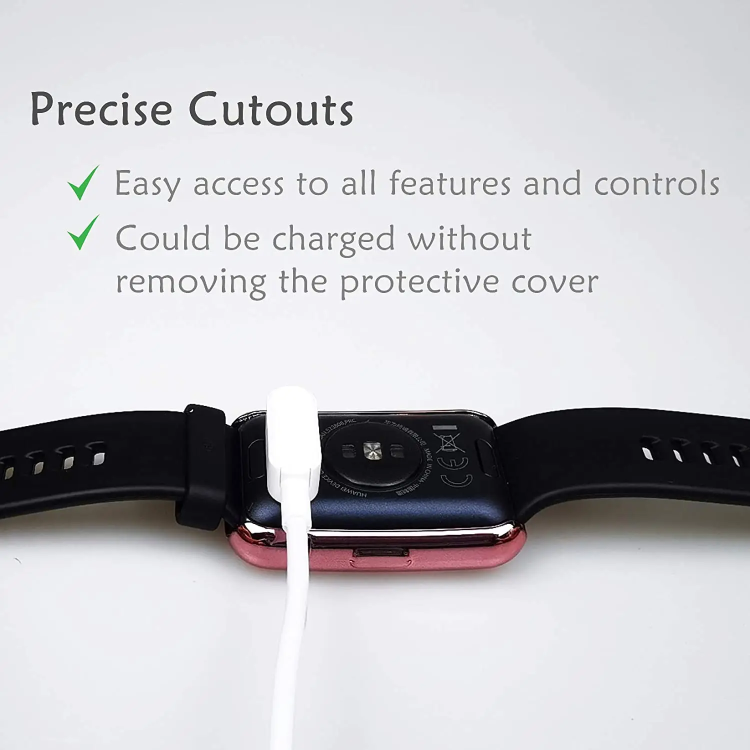 Plated Cover For Huawei Watch fit Case Smartwatch TPU Bumper All-Around Screen Protector Huawei Watch fit new 2021 Case
