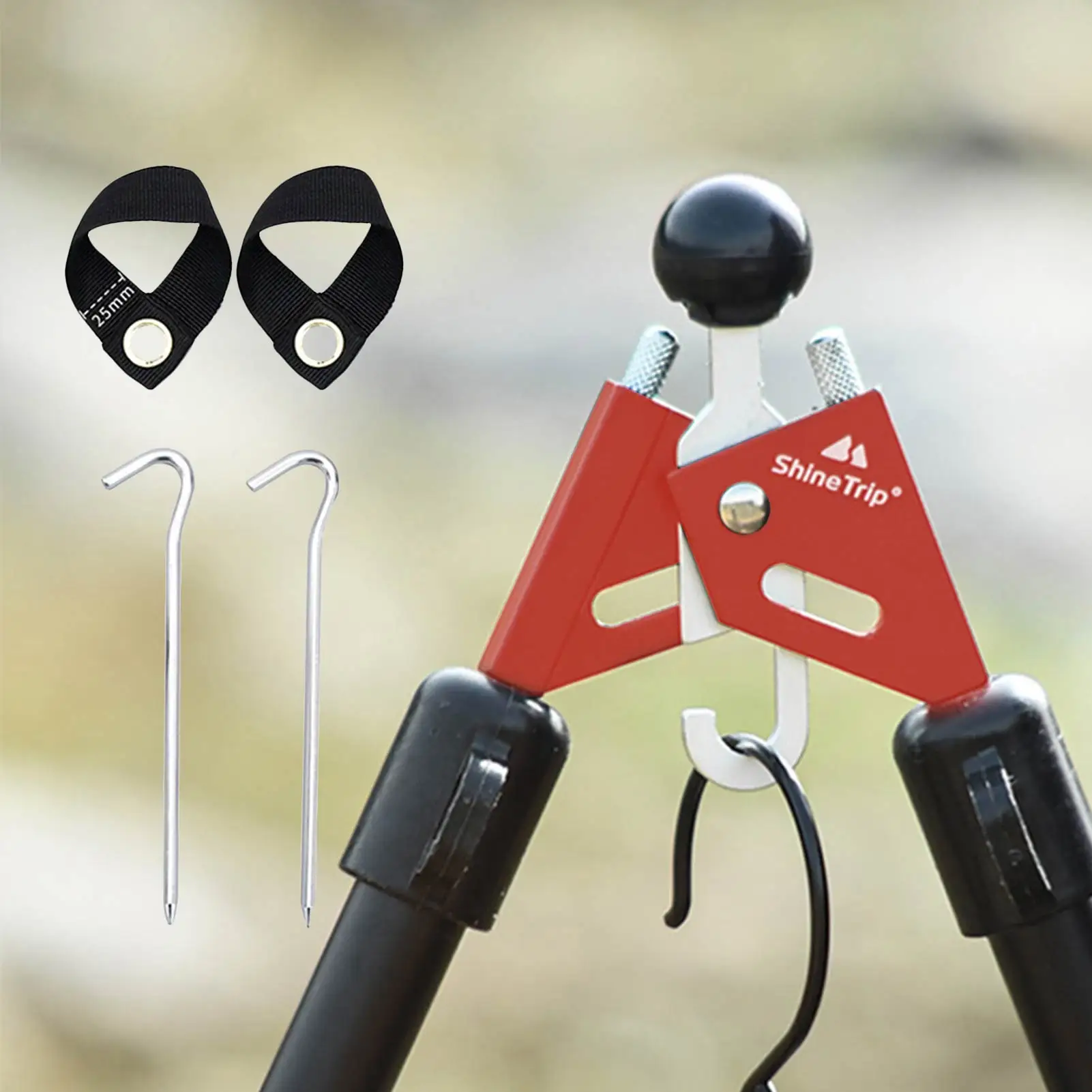 Aluminum Alloy Tent Pole Tips Caps Awning Tent Anti-Puncture Round Natrue Hik E Tent Canopy Rod Top Cap Camping Accessories