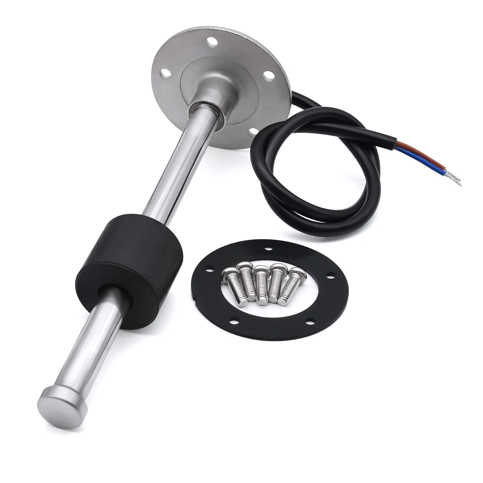 240~33ohms Marine Fuel Level Gauge Sensor Boat RV Water Level Sensor Tank Sending Unit Tank Fuel Sensor Indicator 12V 24V