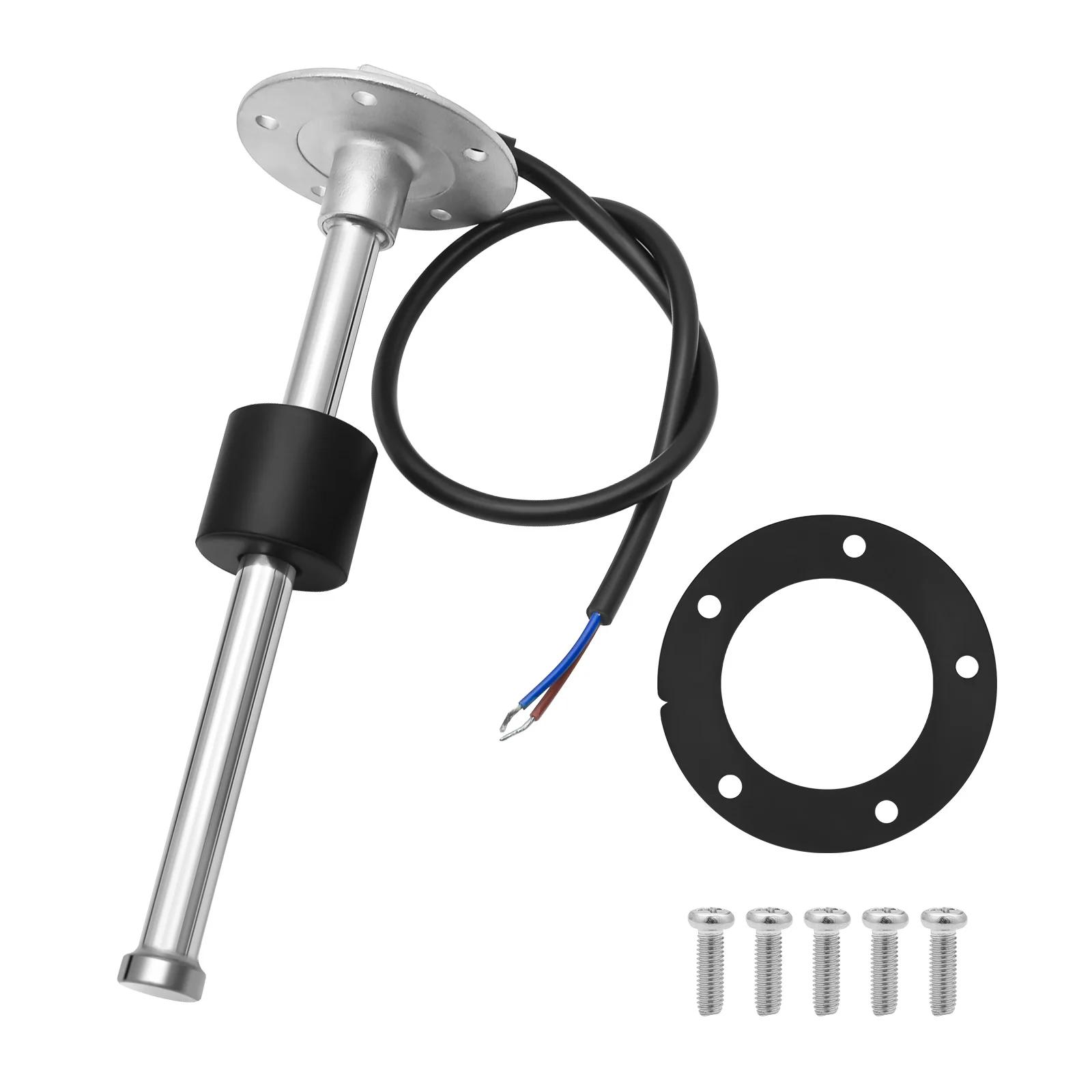 240~33ohms Marine Fuel Level Gauge Sensor Boat RV Water Level Sensor Tank Sending Unit Tank Fuel Sensor Indicator 12V 24V
