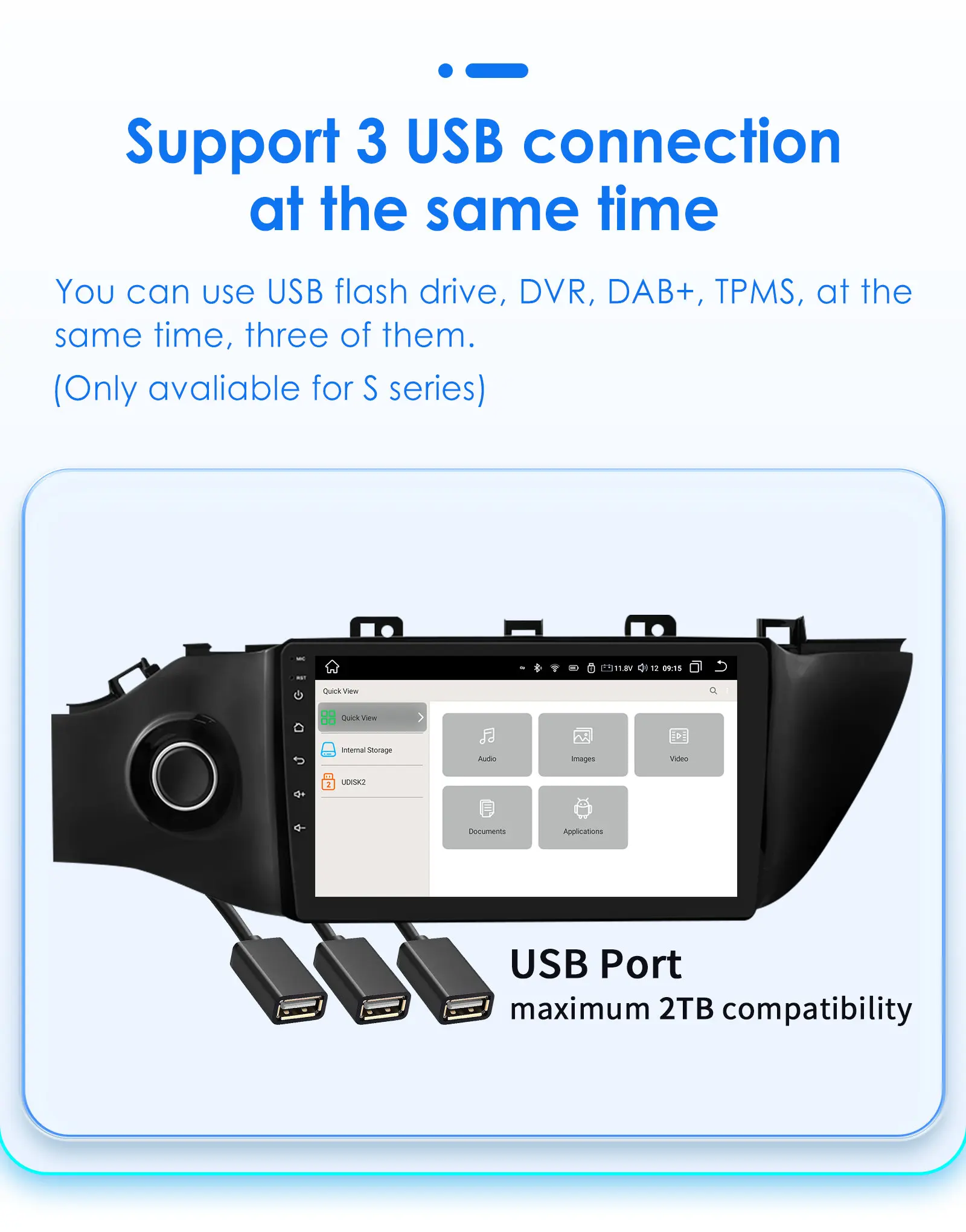 Hizpo 8 Cores Carplay Car Radio Android Auto Multimedia Player For KIA K2 RIO 4 2017-2019 2 Din GPS Navigation Stereo 8G 128G