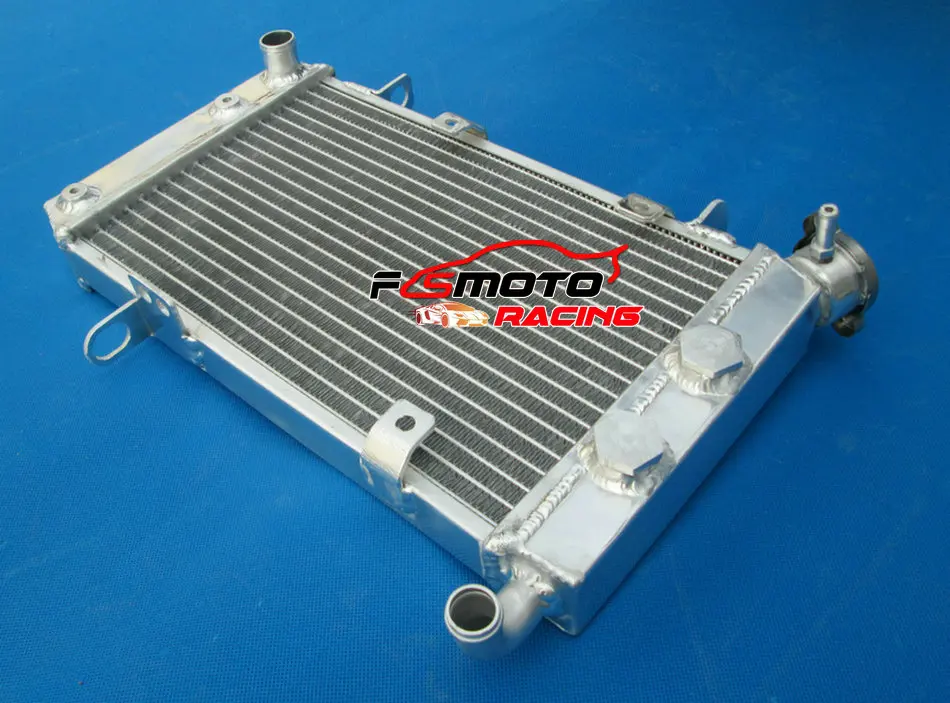 Aluminum Radiator + Fan For SUZUKI LT-Z400 LTZ400 KFX400 DVX400 2003-2008 2004 2005 2006 2007 03 04 05 06 07 08