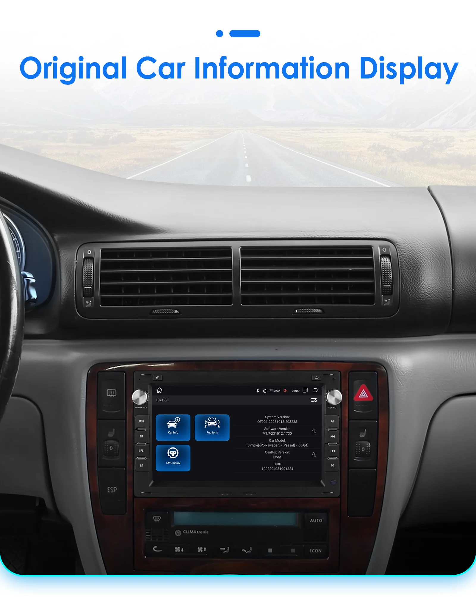 Hizpo 7" Car Radio Multimedia Player Adnroid GPS for VW PASSAT B5 MK4 MK5 SHARAN Jetta Bora Polo TRANSPORT T5 CITI CHICO Carplay