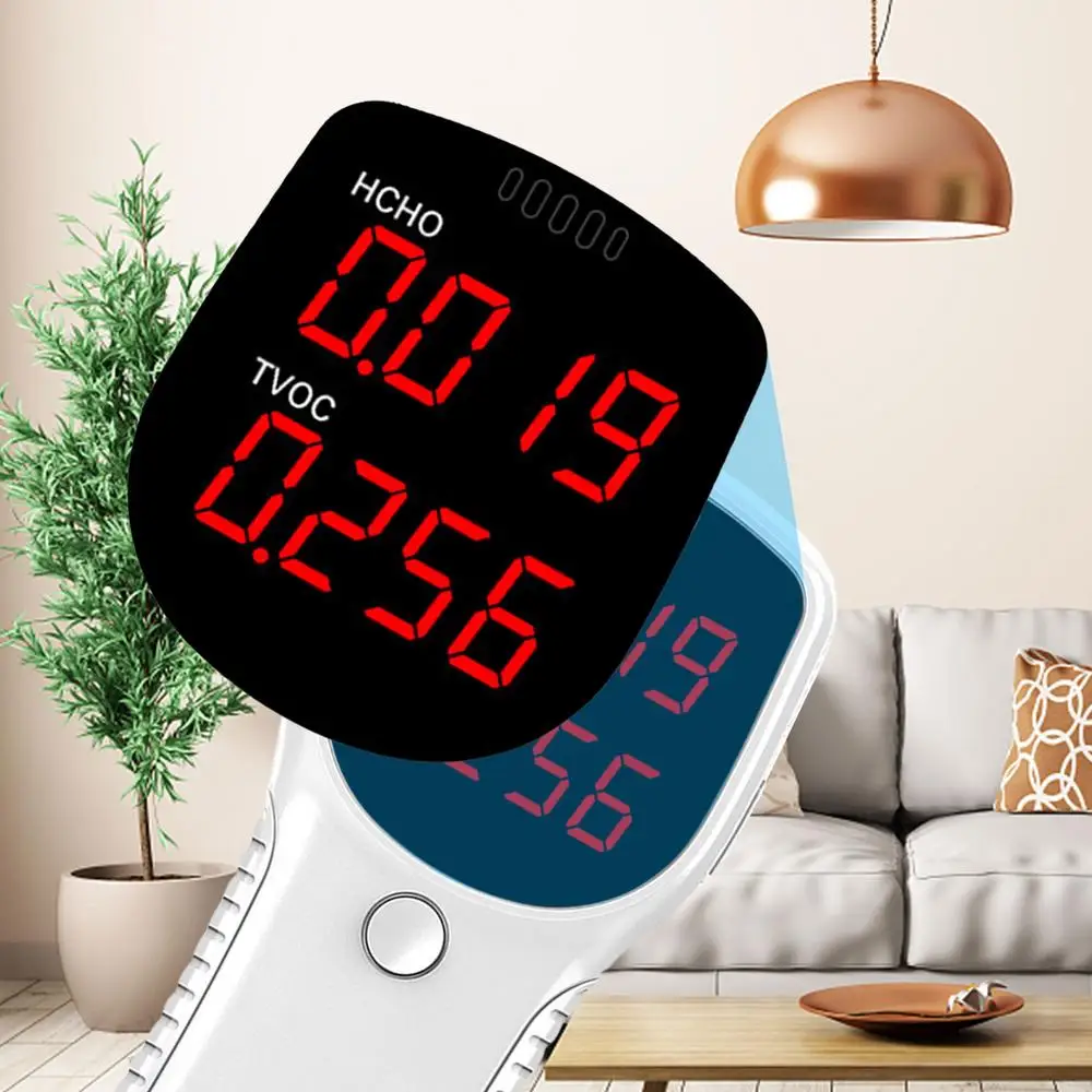 Air Quality Monitor For HCHO TVOC TVOC Indoor Air Pollution Tester Formaldehyde Detector Indoor HCHO Detector For Home Factory