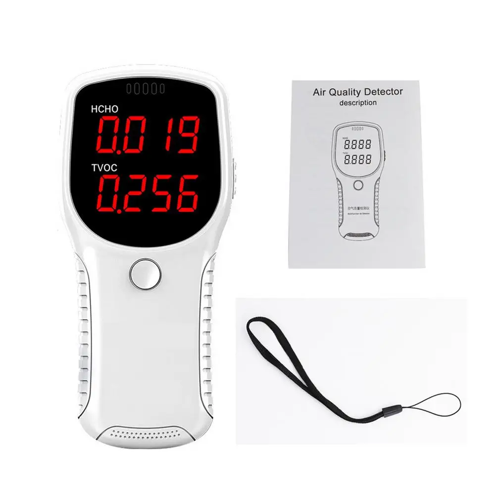 Air Quality Monitor For HCHO TVOC TVOC Indoor Air Pollution Tester Formaldehyde Detector Indoor HCHO Detector For Home Factory