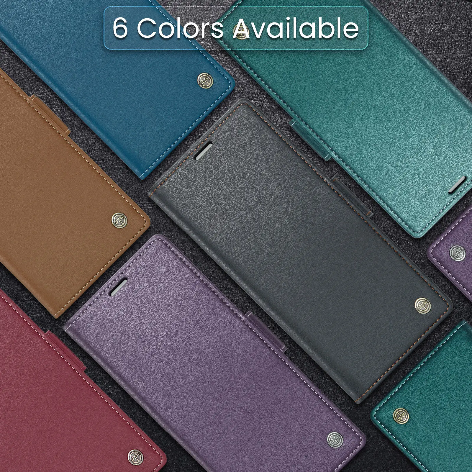 CaseMe for Samsung Galaxy A73 5G A72 A70S A54 A53 A52 A32 A20 A14 A13 Leather Flip Wallet Case Magnetic Card Holder Phone Cover