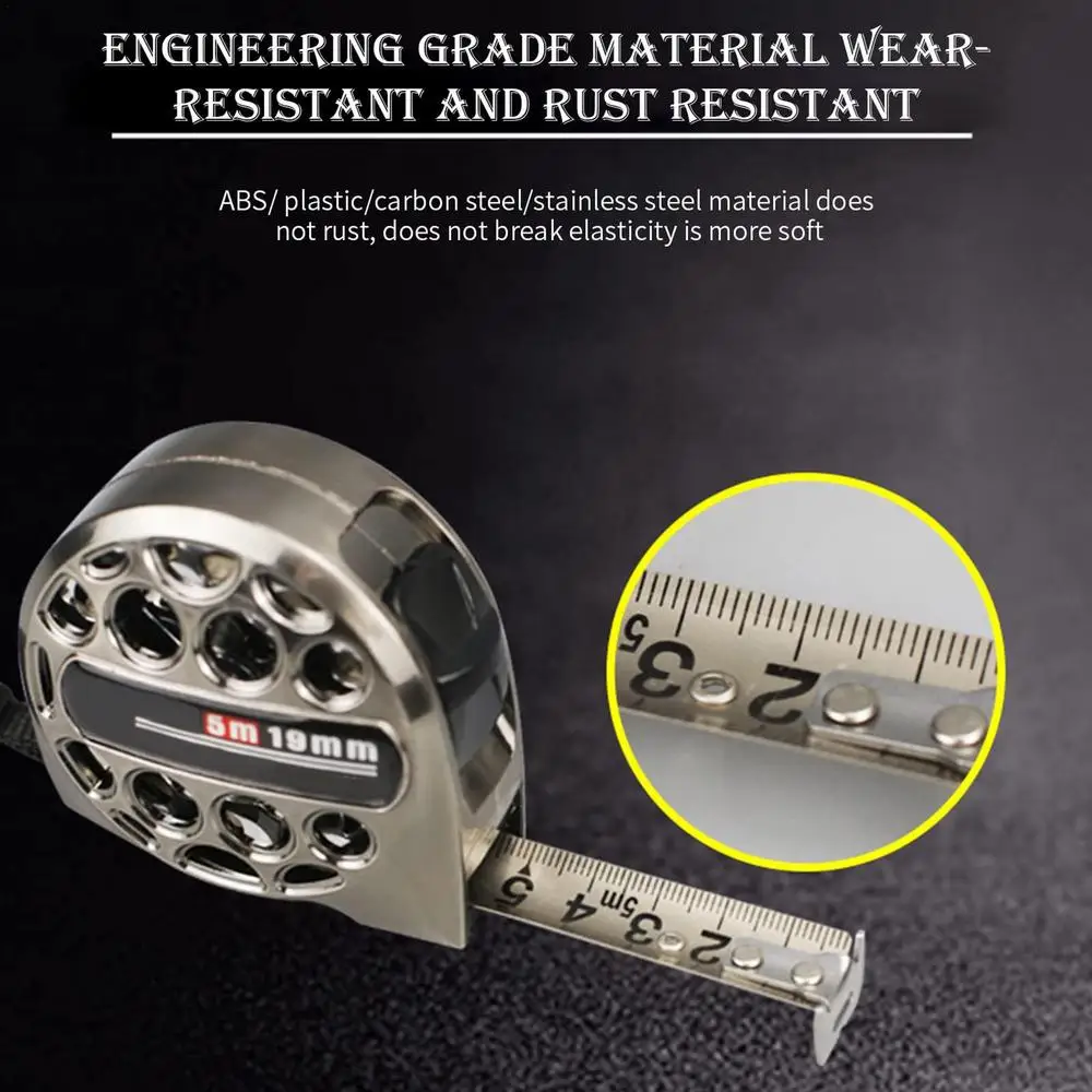 Hollow Carbon Steel Nickel Plated Ruler Washable Waterproof Resistant Distance Analyzer High Precision Metal Measuring Scale