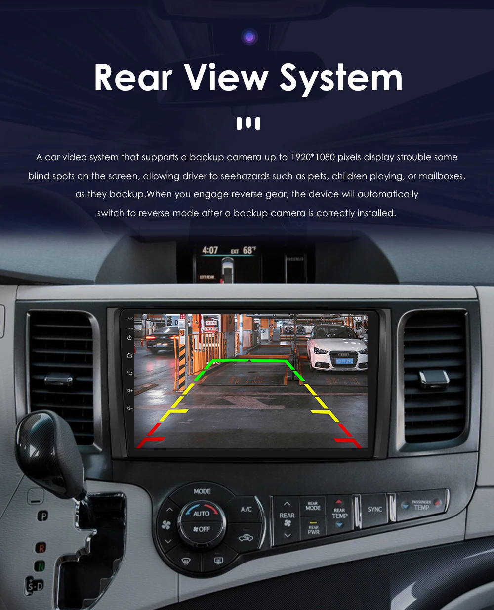 Hizpo For Toyota Sienna XL30 2010-2014 Car Radio Multimedia Video Player Navigation Stereo GPS Android Auto Carplay 8G+128GB RDS
