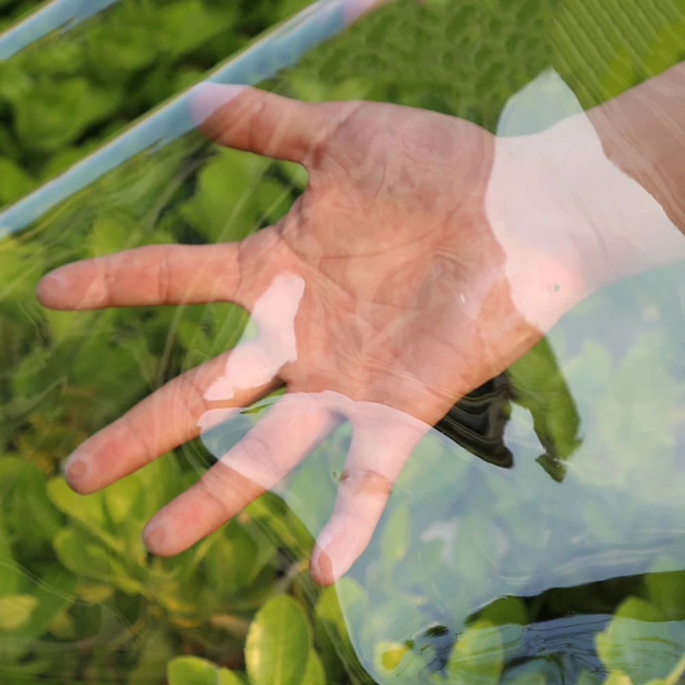 Tarpaulin Transparent Waterproof PVC Plastic with Eyelets for Garden Furniture Plant Greenhouse Pet Hutch Roof Covered Rainproof