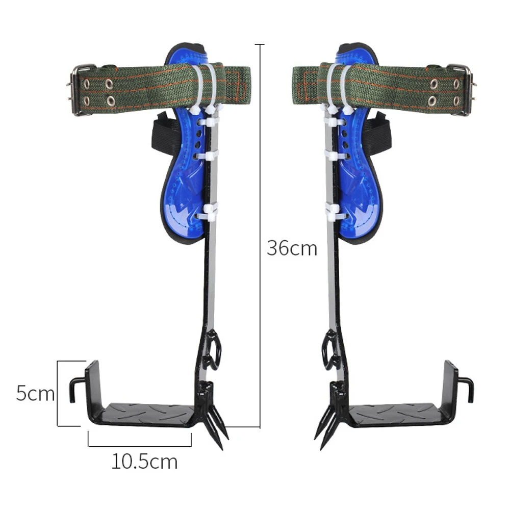 Tree-climbing Artifact Upright Tree-climbing Tool Big Crutch Shoes Tree Pole Climbing Spike Set for Outdoor Fruit Pick