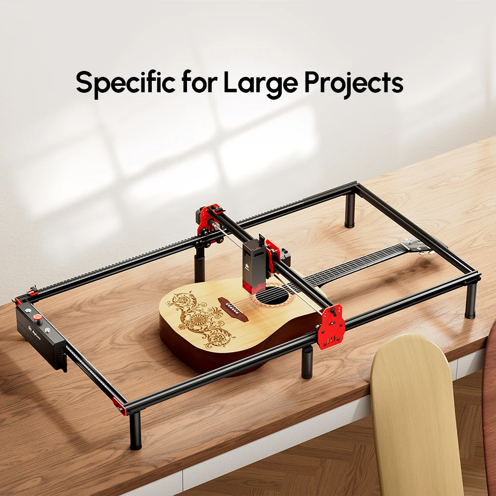 Full Set Big 10W Wireless Laser Engraver Cutter Wood Cutting Engraving Machine AlgoLaser DIY Kit 85x40CM Air Assisted Laser Kit