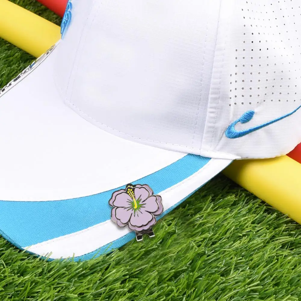 Magnetic Golf Hat Clip Double Layer Mark Removable Golf Hat Clip Unique Ball Marker Holder Leave No Trace Golf Bag Accessories