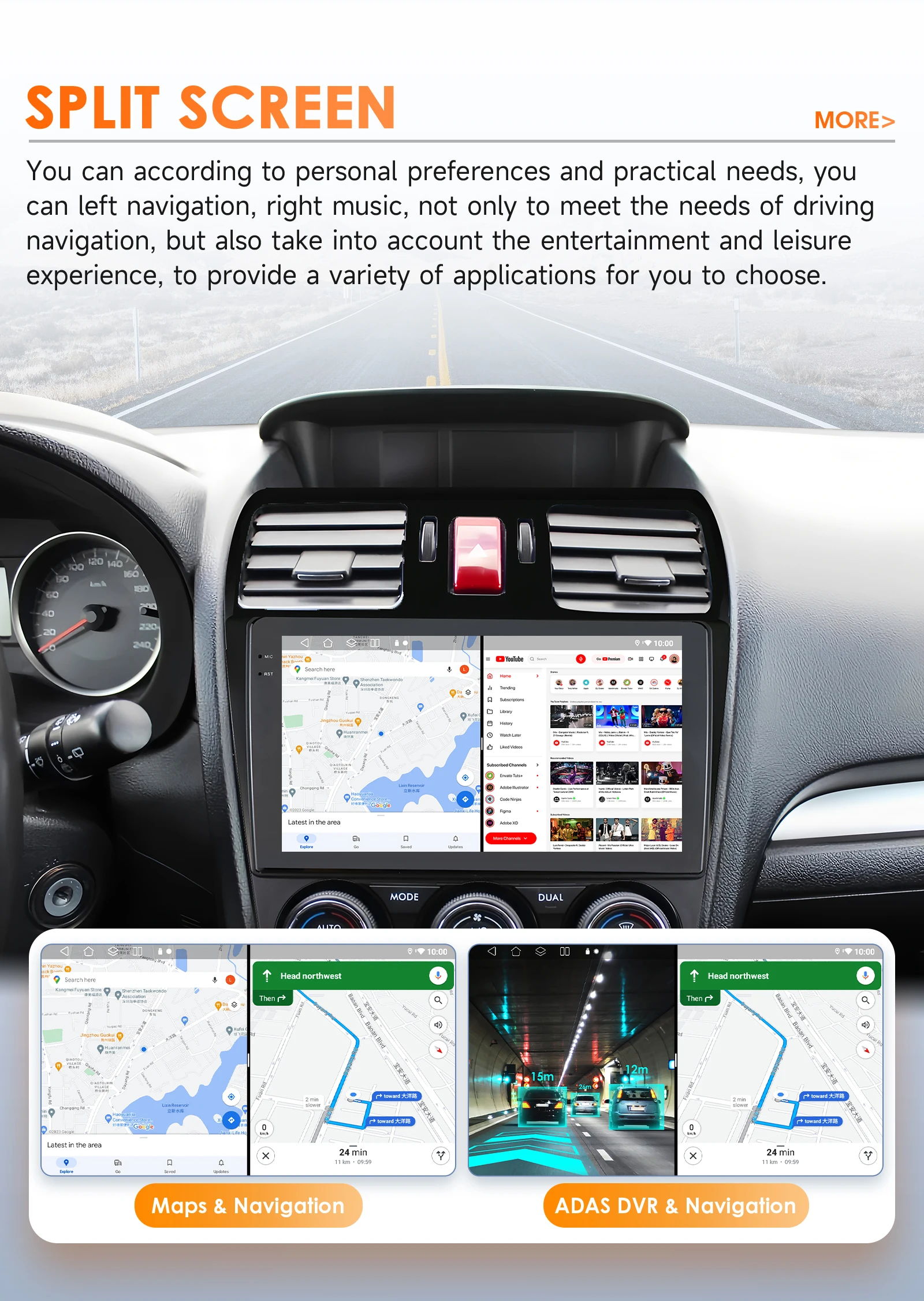 4G DSP Carplay Android 14 Car radio For Subaru Forester MK4 Impreza XV Crosstrek 2012-2014 multimedia player GPS Stereo headunit