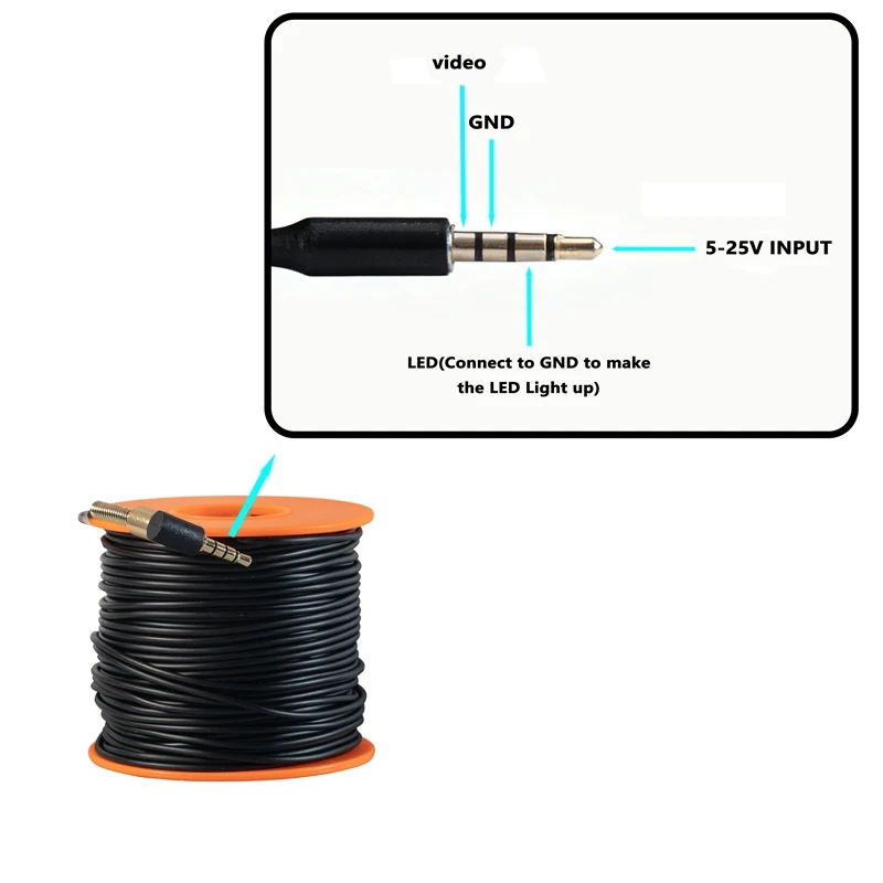 1080P AHD 2 Megapixel GC2053 Module Winter Fishing Underwater Camera (Includes 15m Cable) High-Definition Diving Camera