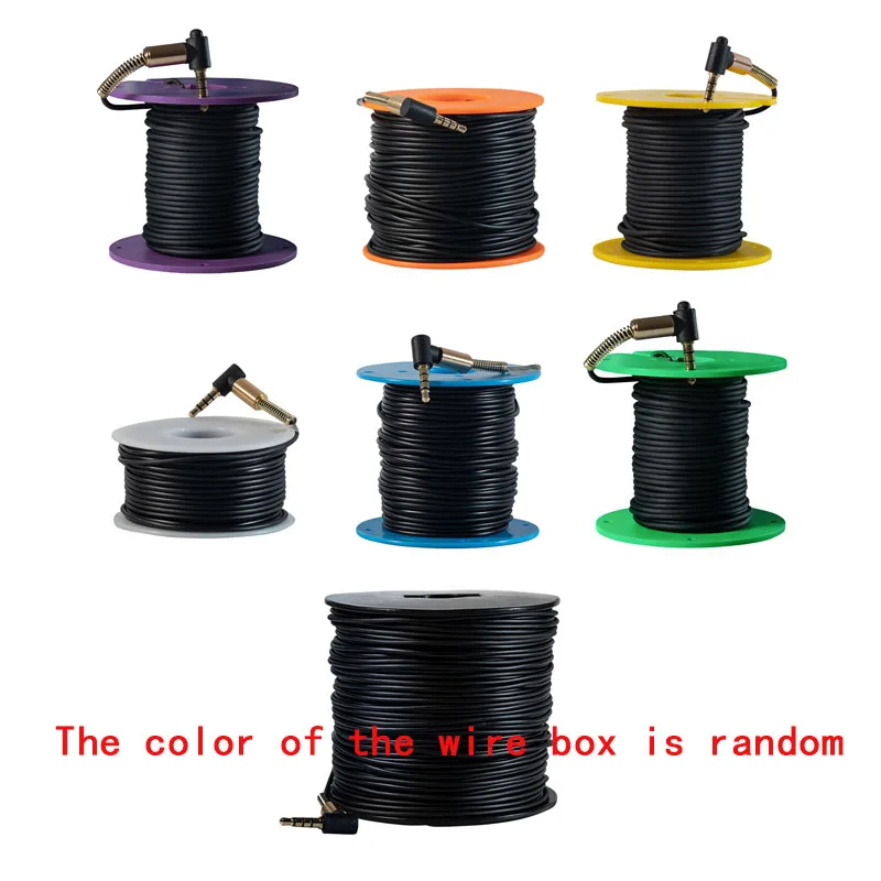 Submarine Chamber Cable 4-Core Underwater Imaging Camera Cable 50M Headphone Head Diving Room Fishing Accessories