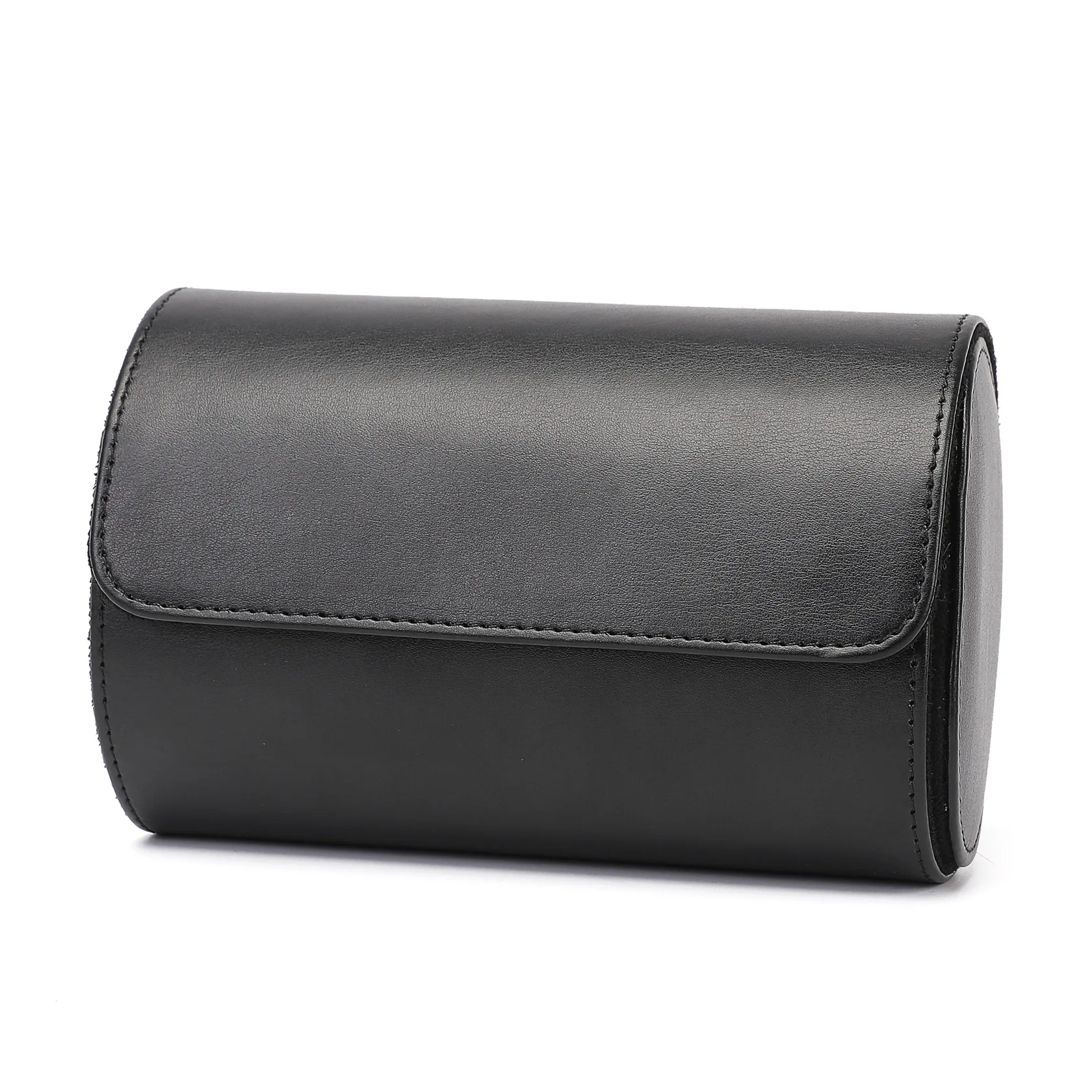 IBBETON 3-Slot Watch Roll Travel Case Portable Vintage Leather Watch Display Case Watch Storage Box Watch Organizers of Men Gift