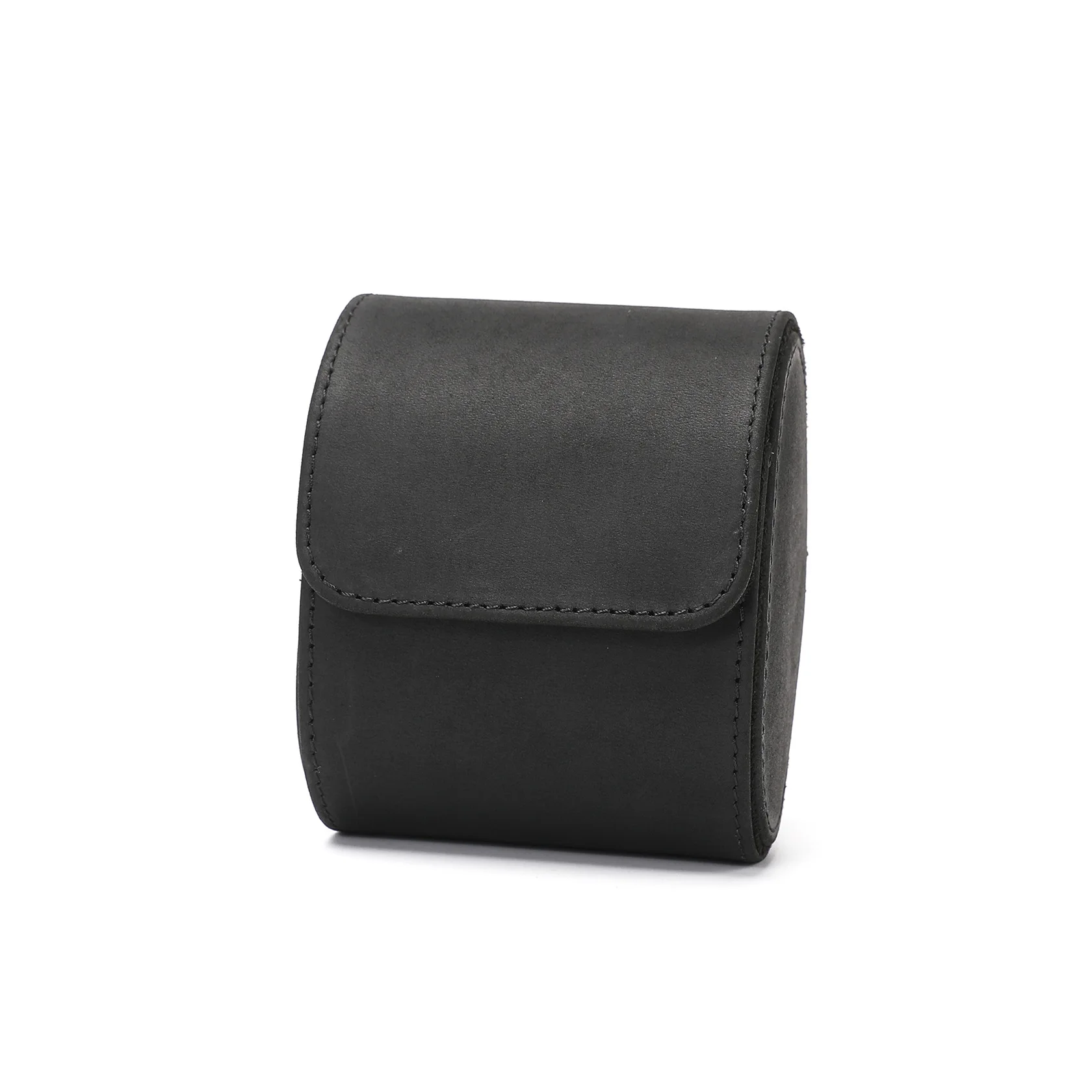 IBBETON 3-Slot Watch Roll Travel Case Portable Vintage Leather Watch Display Case Watch Storage Box Watch Organizers of Men Gift