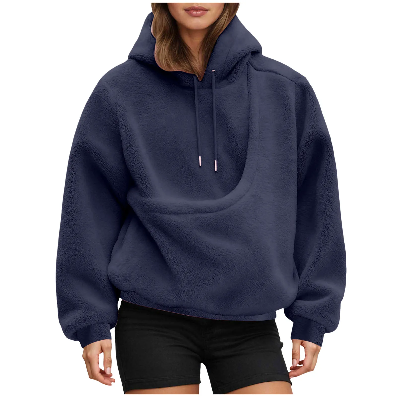 Cat Lovers Hoodie Kangaroo Dog Pet Holder Carrier Big Pouch Pocket Pullovers Sweatshirt Animal Pouch Hood Sweatshirt For Women
