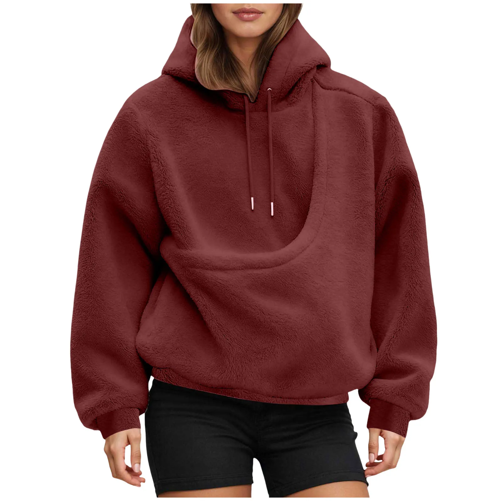 Cat Lovers Hoodie Kangaroo Dog Pet Holder Carrier Big Pouch Pocket Pullovers Sweatshirt Animal Pouch Hood Sweatshirt For Women