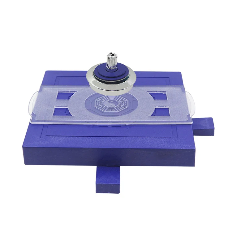 Suspended Magnetic Gyro Saucer Physics Experiment Balance Gadget Creative Desktop Ornament Daily Leisure Office Decor Gift