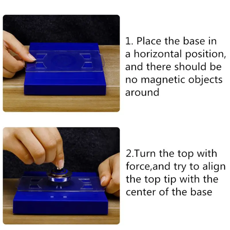 Suspended Magnetic Gyro Saucer Physics Experiment Balance Gadget Creative Desktop Ornament Daily Leisure Office Decor Gift