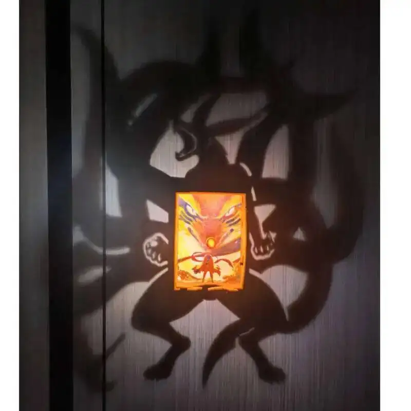 New Zoro Wall Lamp Figure One Piece Nami Doflamingo Light Anime The Phantom Thief Kaitou Kiddo Night Light Model Toys
