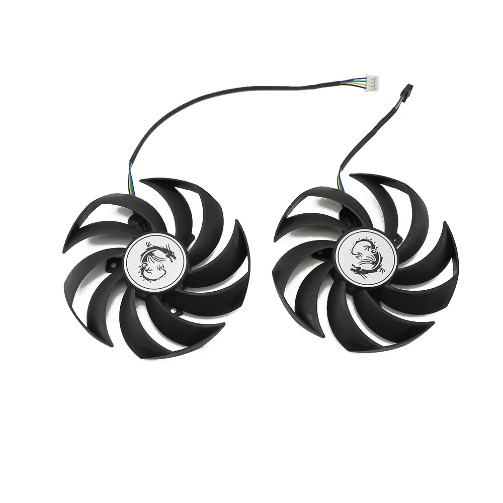95MM 4PIN PLD10010S12HH RTX3060 Ti GPU Fan for MSI Radeon RX 6700 XT Gaming X GeForce RTX 3060 Graphics Video Card Cooling Fan