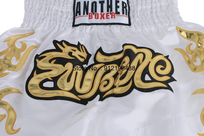 Muay Thai Shorts 2024 New Boxing Shorts Women Men Child Embroidery Kickboxing Training Pants Sanda Martial Arts Fight Equipment