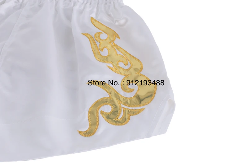 Muay Thai Shorts 2024 New Boxing Shorts Women Men Child Embroidery Kickboxing Training Pants Sanda Martial Arts Fight Equipment