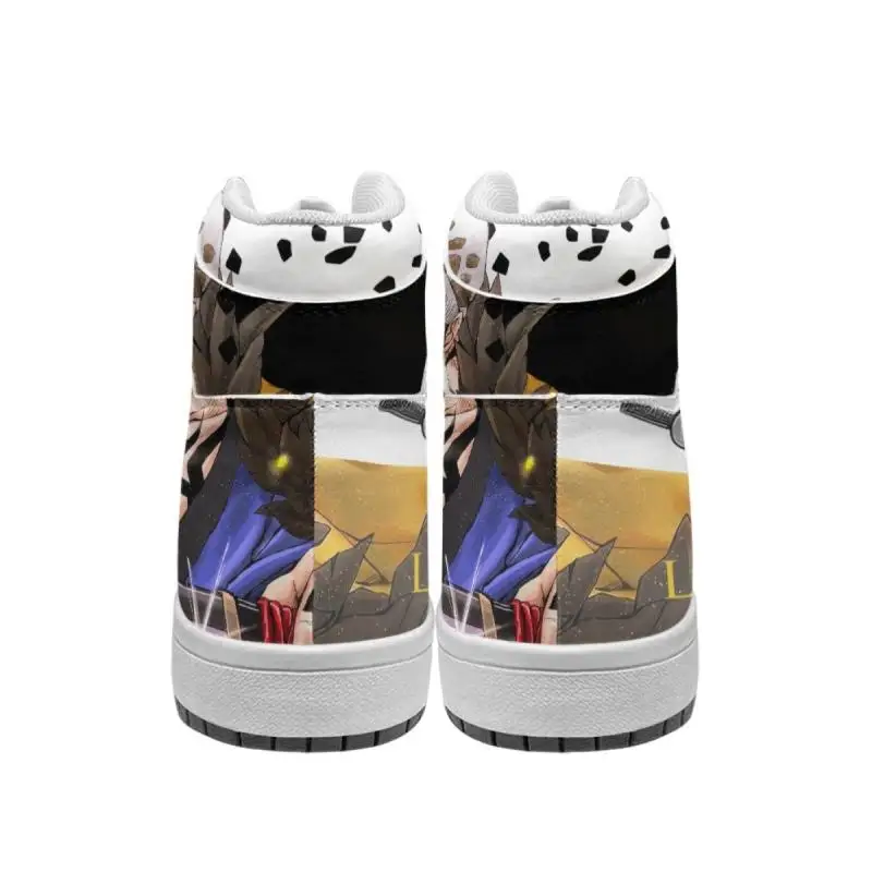 One Piece Customized Anime Sneakers Basketball Shoes Fashion Men and Women High Top Casual Shoes Monkey D. Luffy Festival Gift