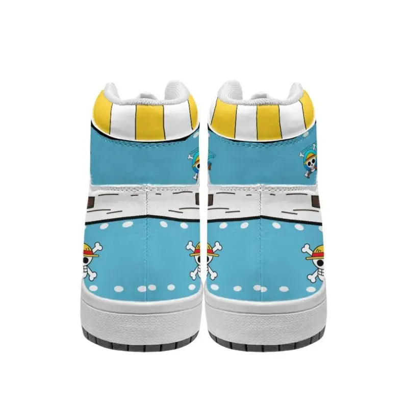 One Piece Customized Anime Sneakers Basketball Shoes Fashion Men and Women High Top Casual Shoes Monkey D. Luffy Festival Gift