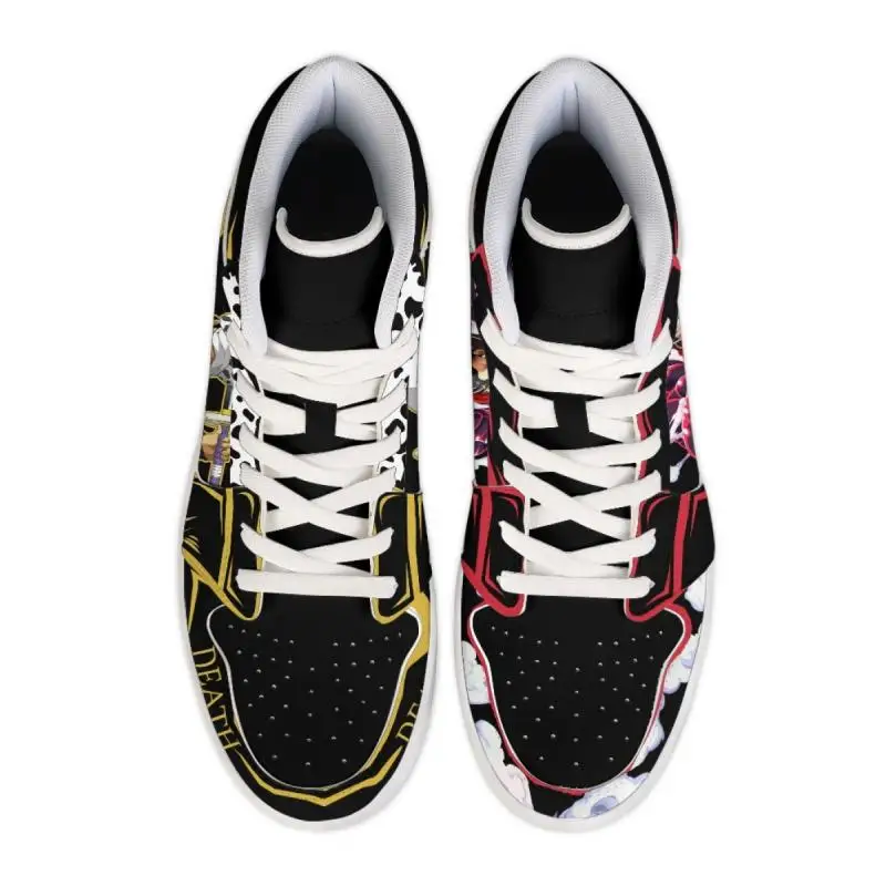 One Piece Customized Anime Sneakers Basketball Shoes Fashion Men and Women High Top Casual Shoes Monkey D. Luffy Festival Gift