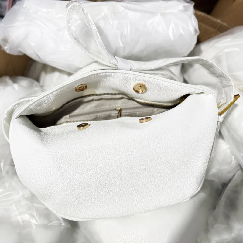 Fashionable Retro New Leather Bag, Women's Dumpling Bag, Shoulder Bags, Crossbody Bags, Trendy and Versatile Soft Leather Bag