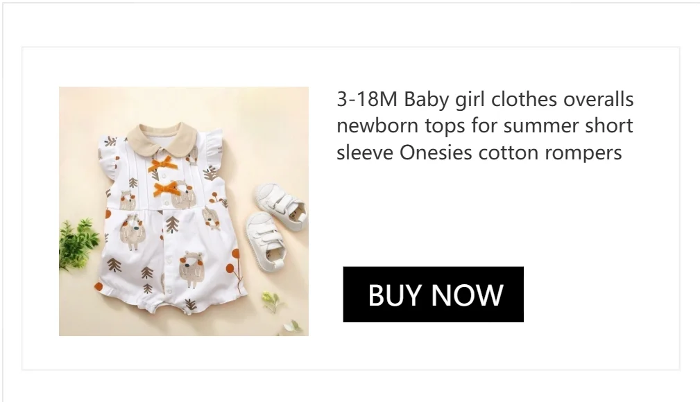 2025 baby girl rompers summer short sleeve clothing cotton Girls Onesies toddlers clothes infant newborn overalls kids homewear