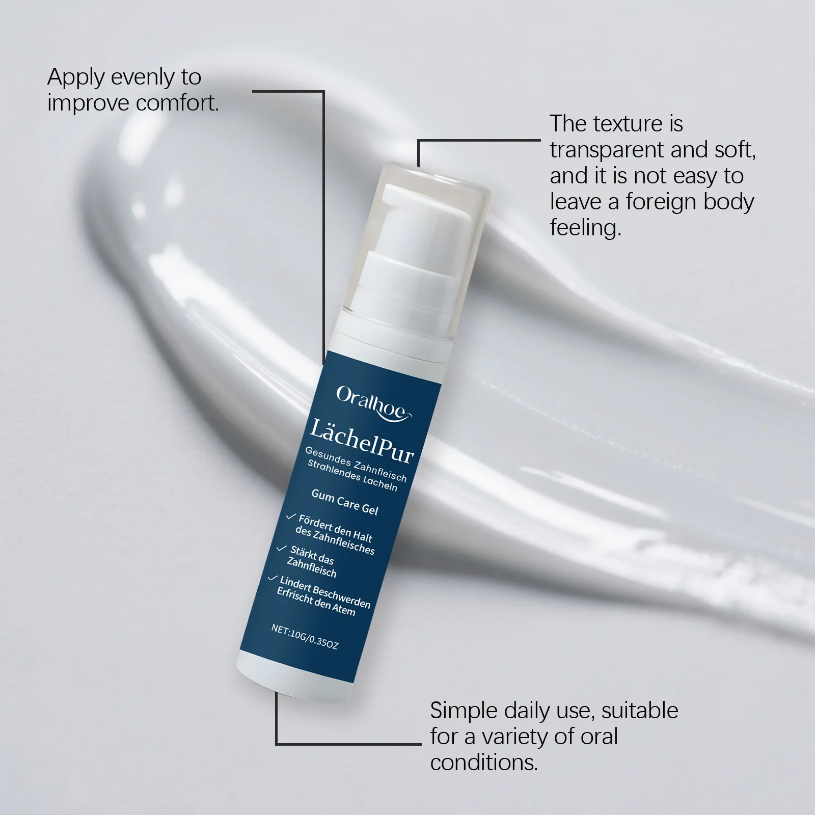 Teeth Care Gel Oral Care Gentle Gum Soothing Gel Fresh Breath Clean Travel Size Tooth Damage Serum Toothpaste Relieve