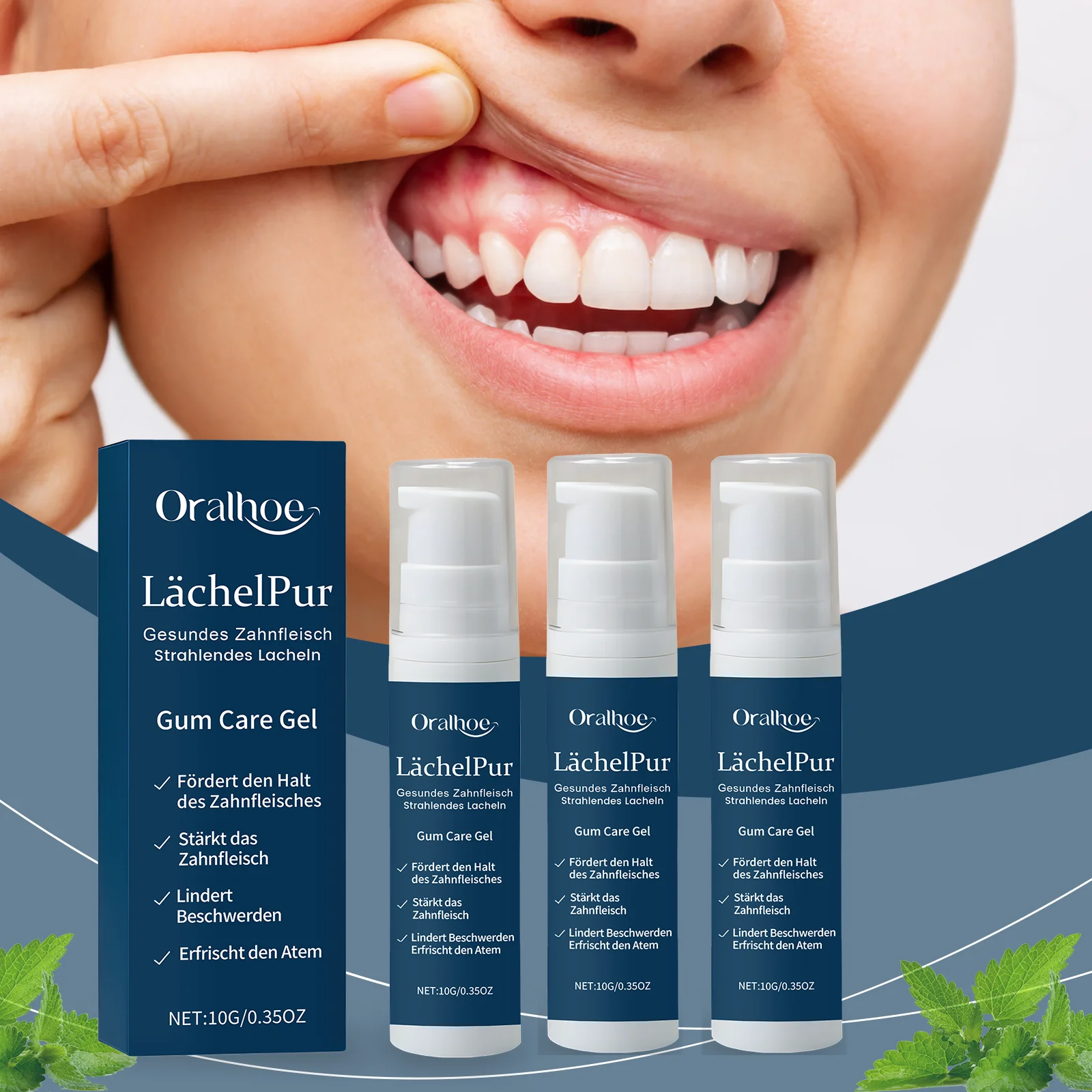 Teeth Care Gel Oral Care Gentle Gum Soothing Gel Fresh Breath Clean Travel Size Tooth Damage Serum Toothpaste Relieve