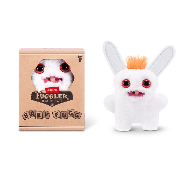Original Fuggler Baby Fugg Series 4th Generation Mini Soft Plush Doll Teeth Monster Ugly Cute Funny Toy Chlidren Christmas Gift