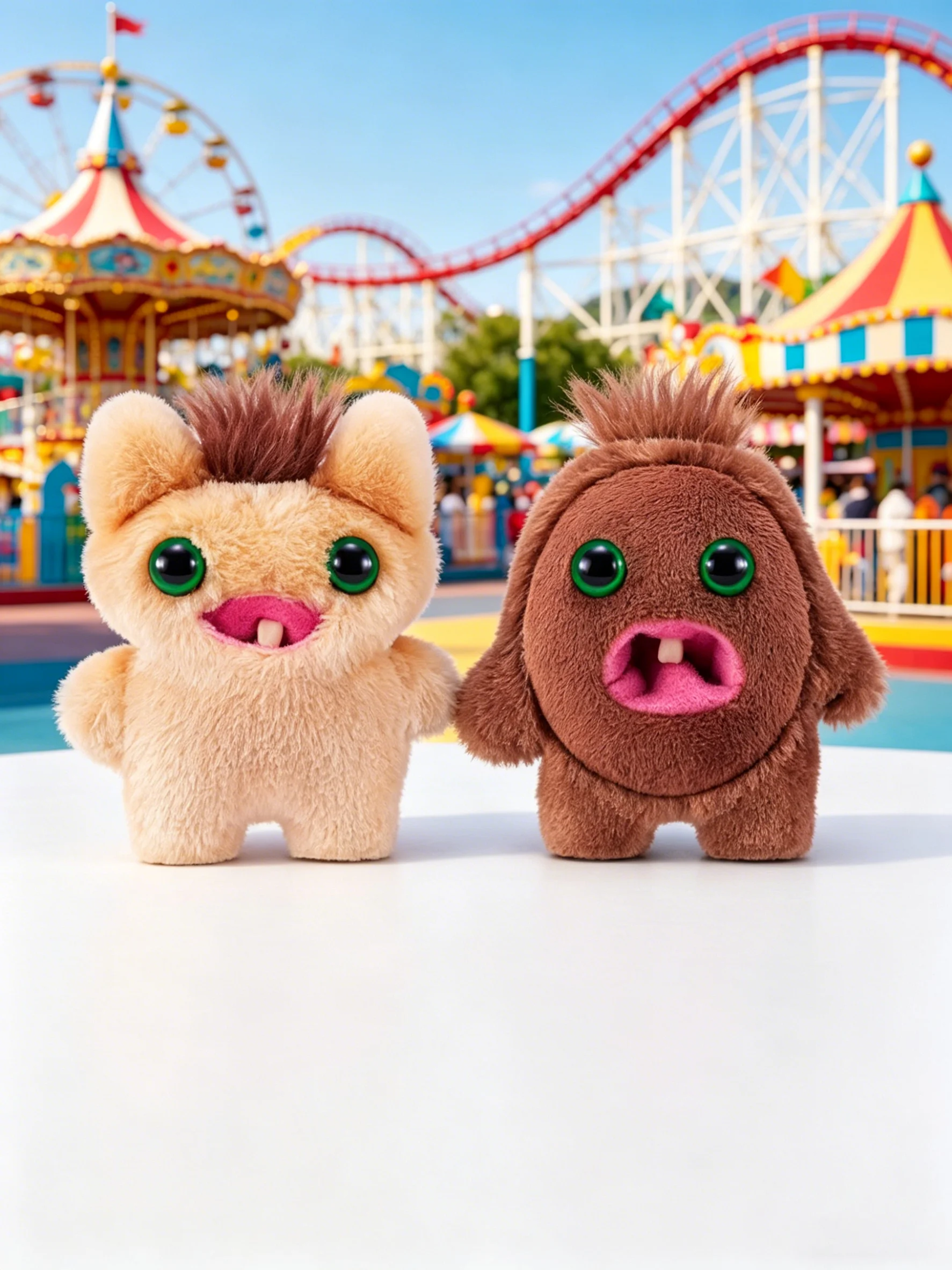 Original Fuggler Baby Fuggs Series 4 Plush Keychain Funny Ugly Monster Stuffed Doll Desk Decoration Kid Holiday Gift 11CM