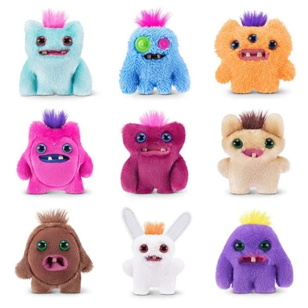 Original Fuggler Baby Fuggs Series 4 Plush Keychain Funny Ugly Monster Stuffed Doll Desk Decoration Kid Holiday Gift 11CM