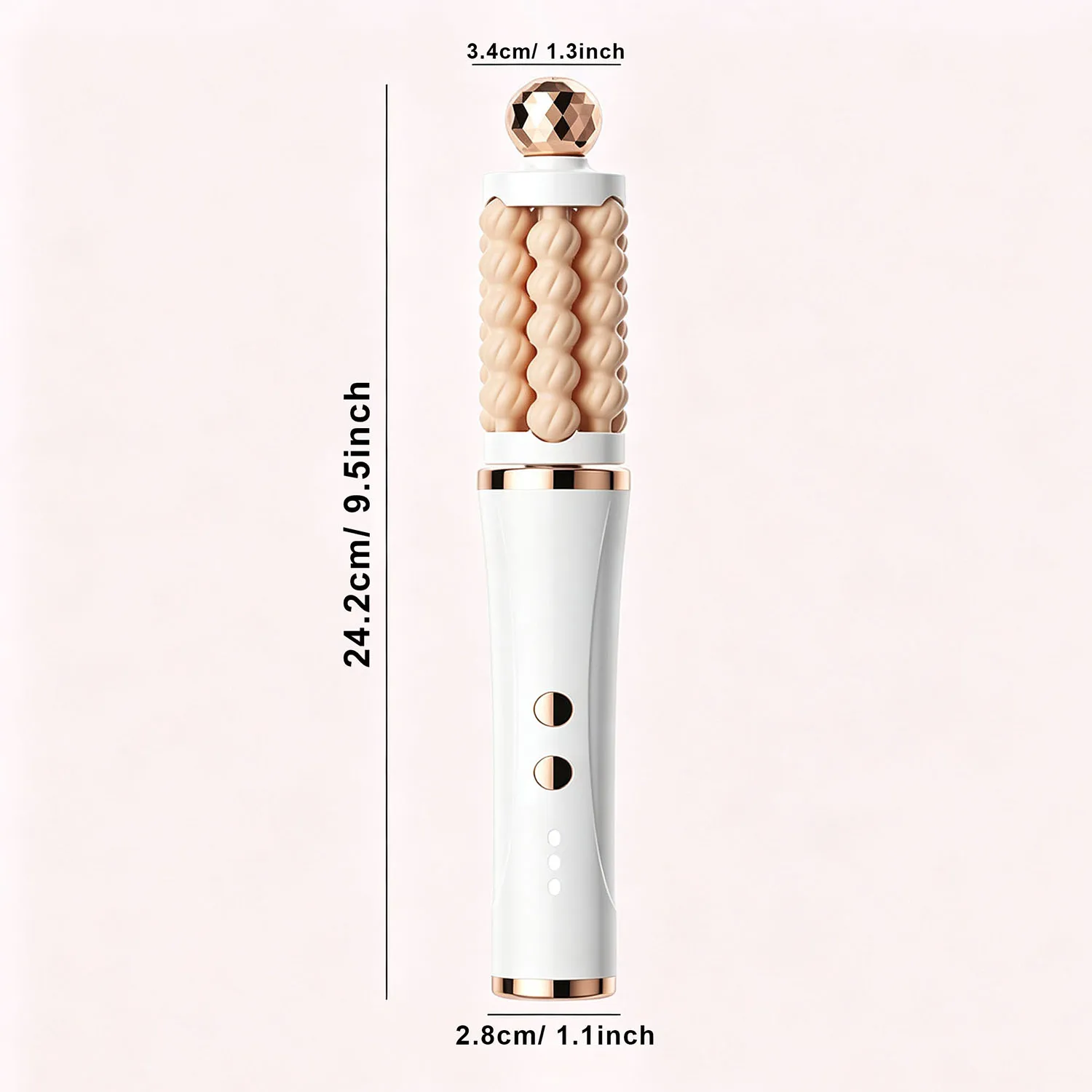 New 3D Wave Roller Rotation Massager Luxury Facial Lifting and Massage Stick Beauty Wand Facial Shaping Lifting Skin Tightening